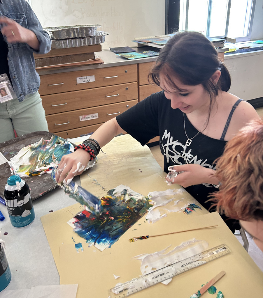 Students taking part in the Crush Connects program