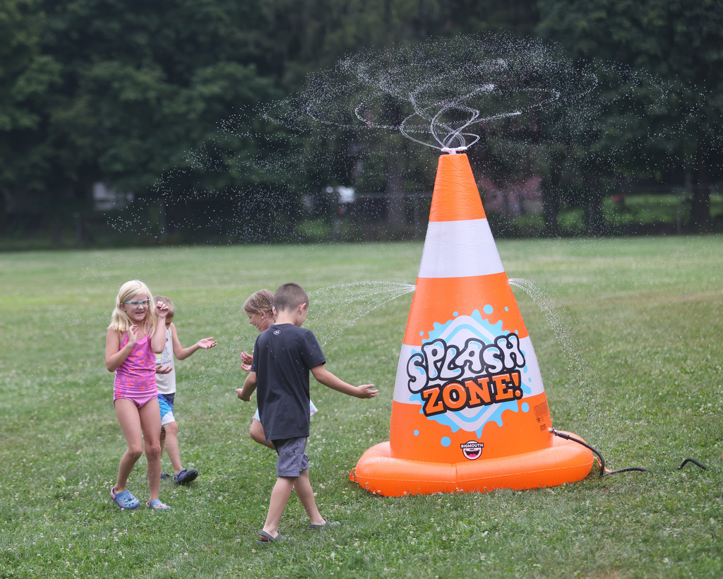 Students taking part in the summer reading and math program