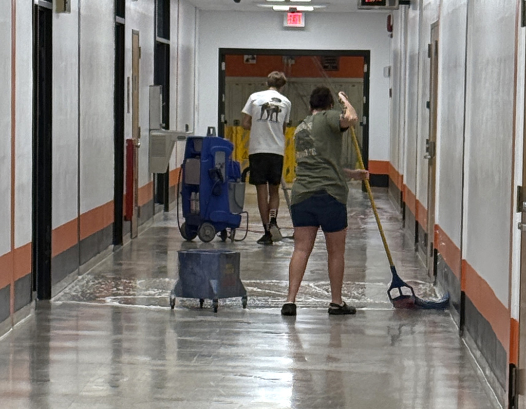 Working to get everything ready for the start of school! 
