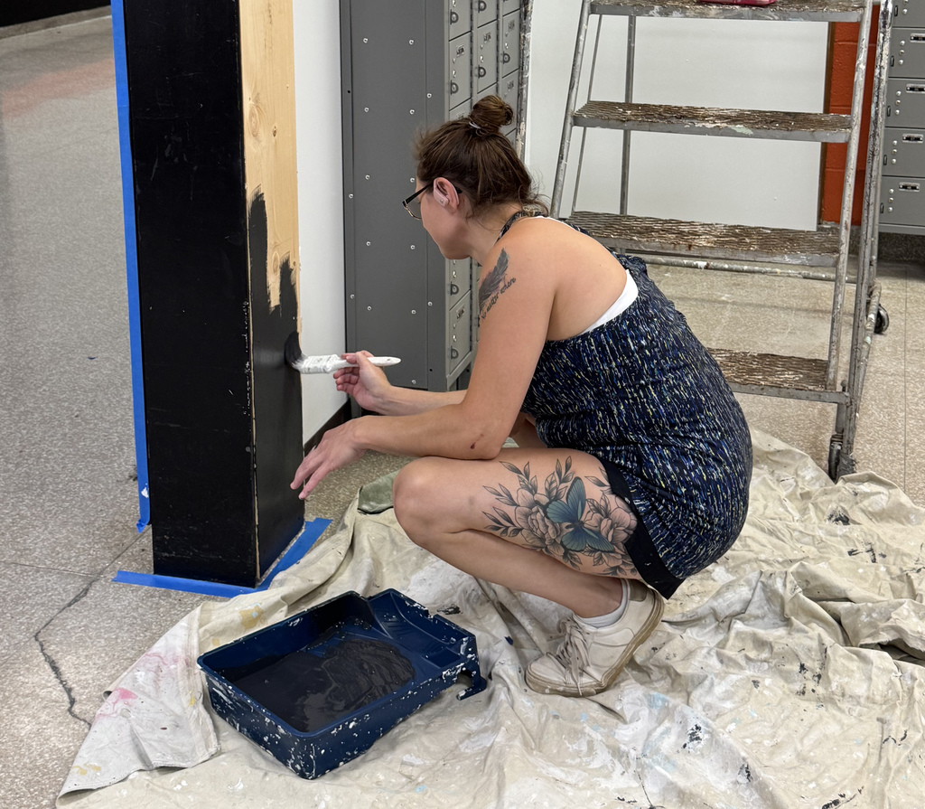 Working to get everything ready for the start of school! 