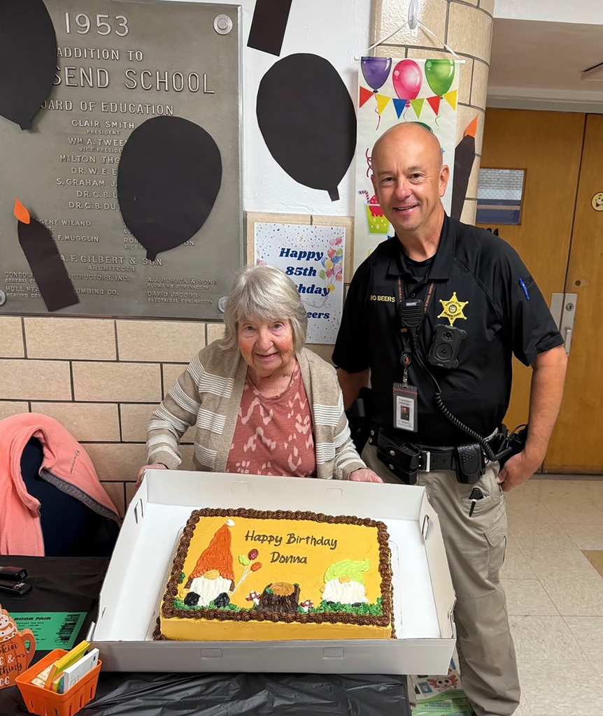 Mrs. Beers and her son, SRO Bill Beers