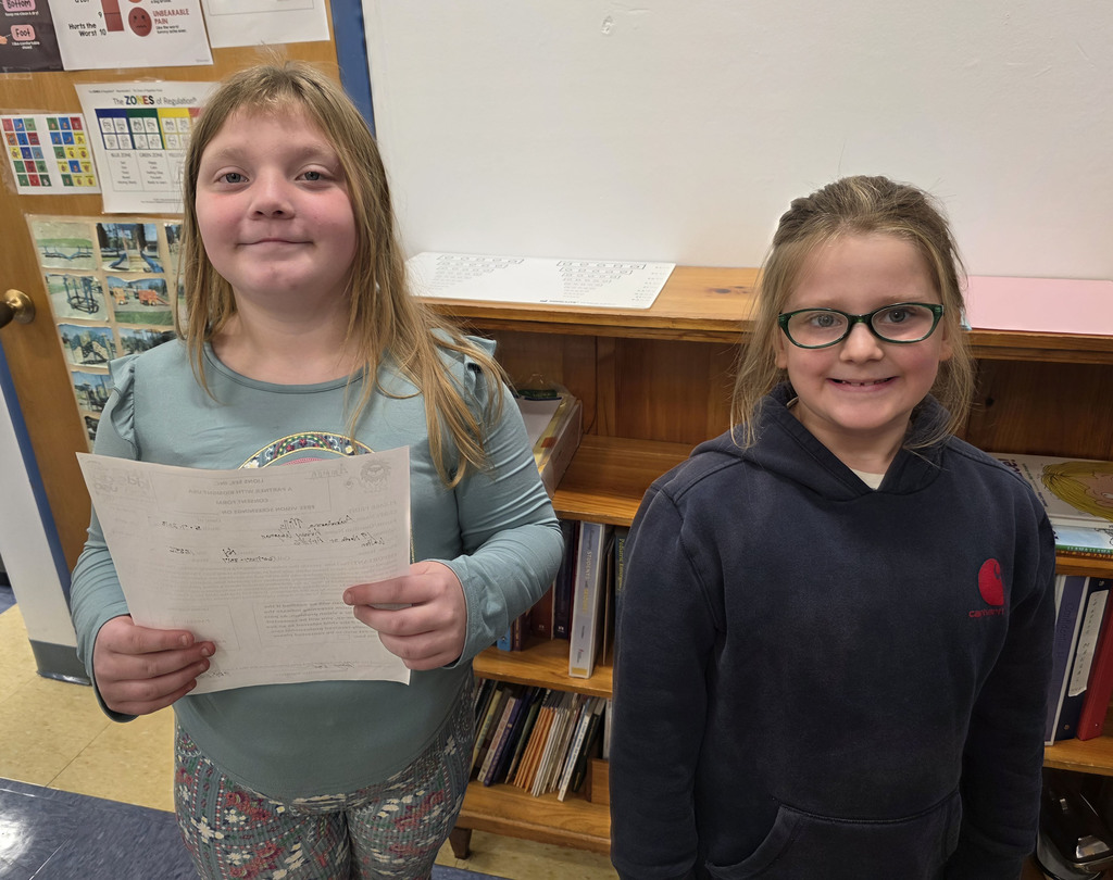 Students at the Lions Club vision screening at Townsend Elementary
