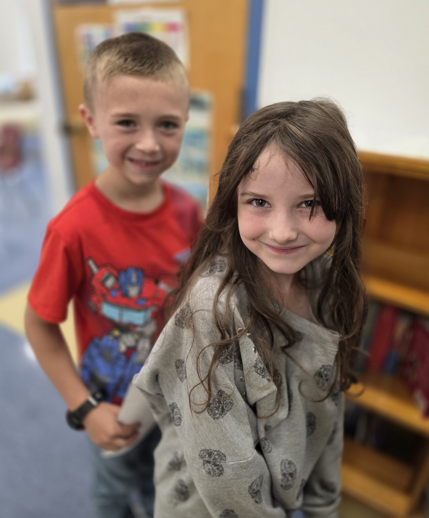 Students at the Lions Club vision screening at Townsend Elementary