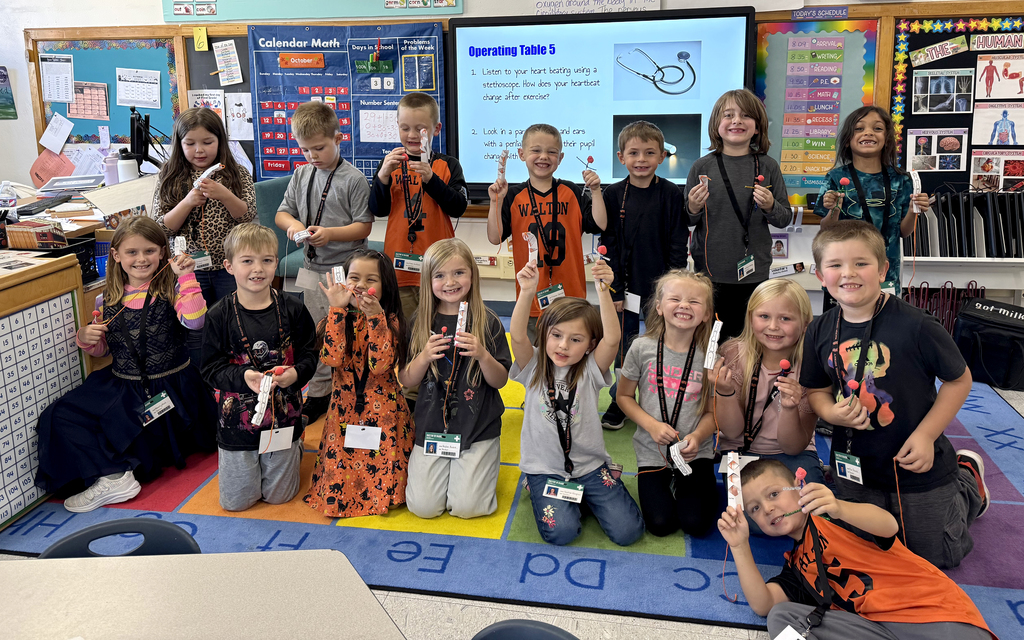 Tracie Wood's first-grade class.