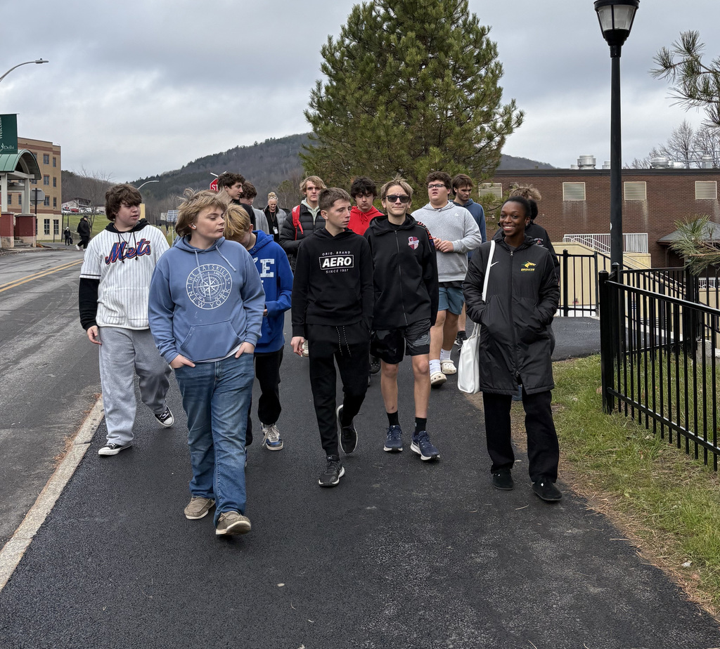 Students at the SUNY Delhi event