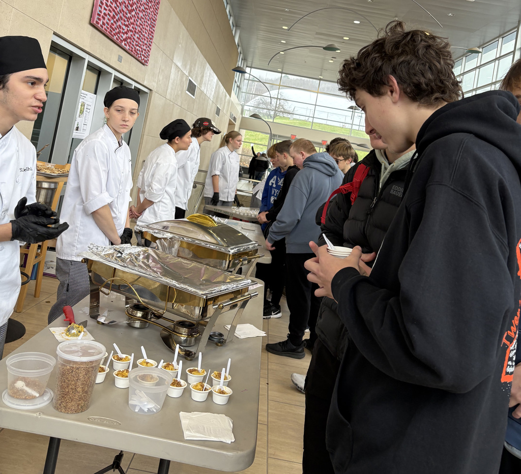 Students at the SUNY Delhi event