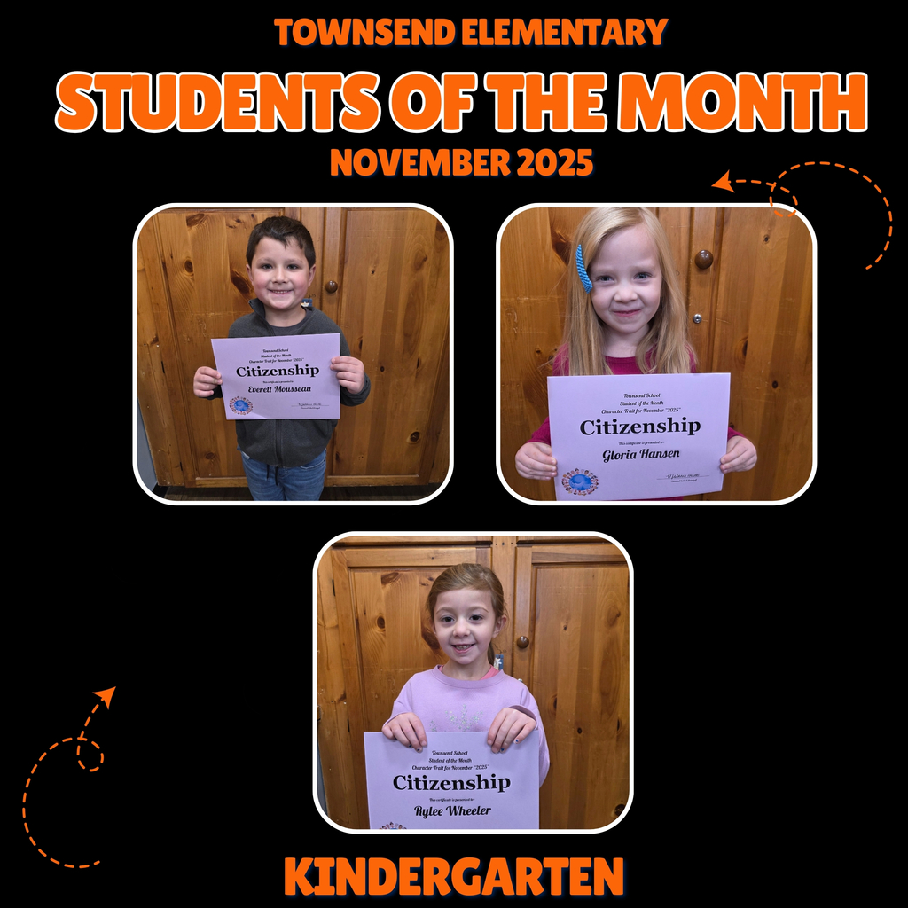 Kindergarten Students of the Month for November