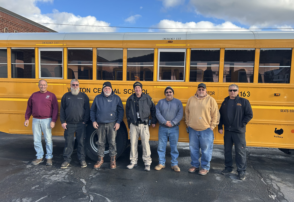 SRO Beers with several bus drivers