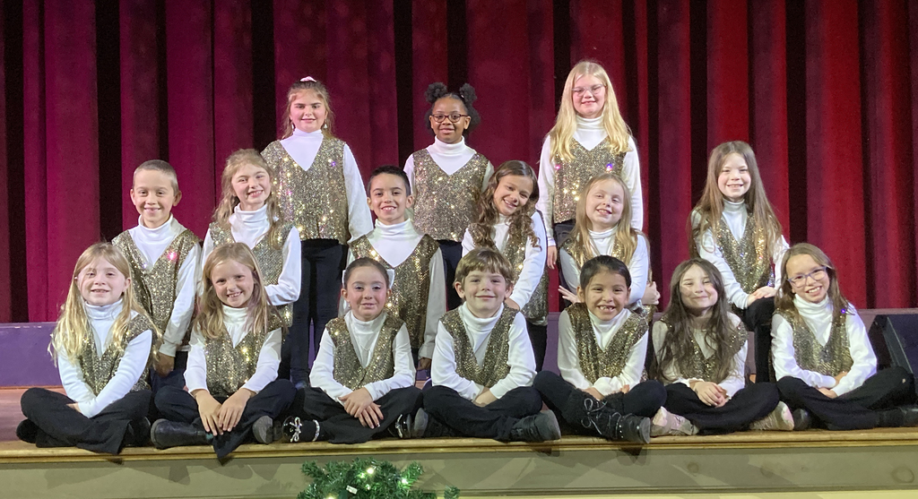 Rehearsal photo from the Hometown Christmas Show