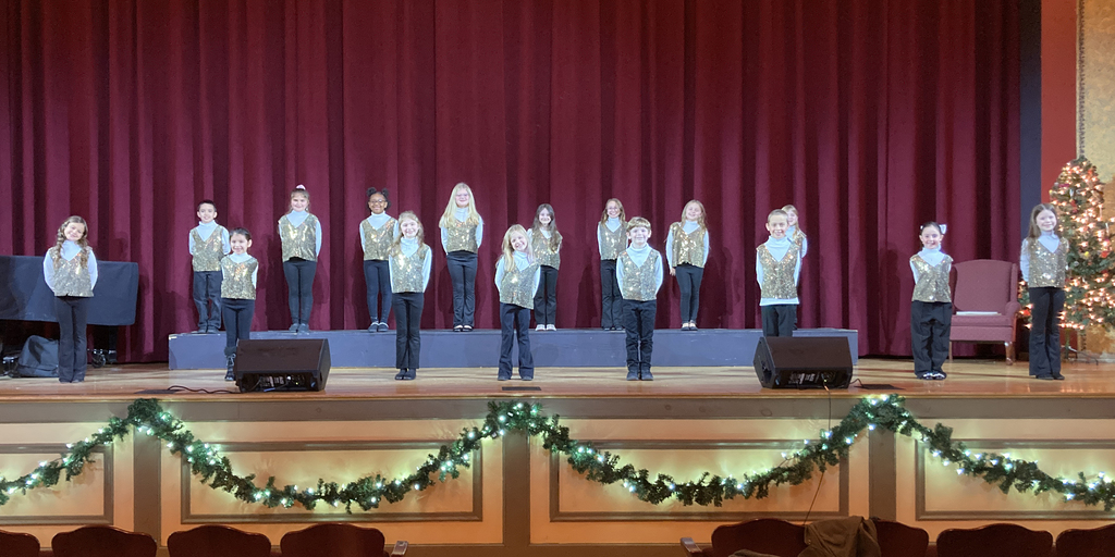 Rehearsal photo from the Hometown Christmas Show