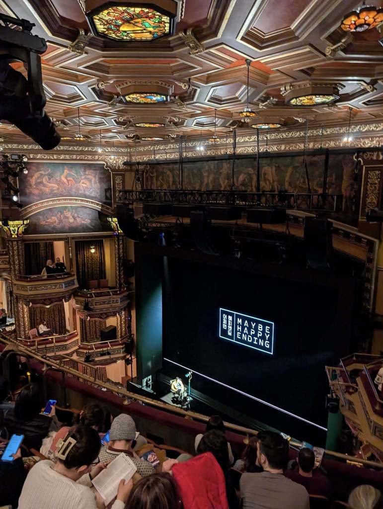 Students on the trip to Broadway