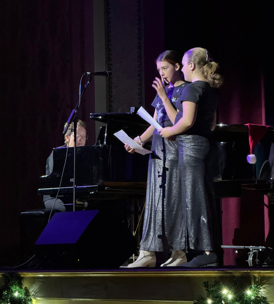 Scenes from the Hometown Christmas show.