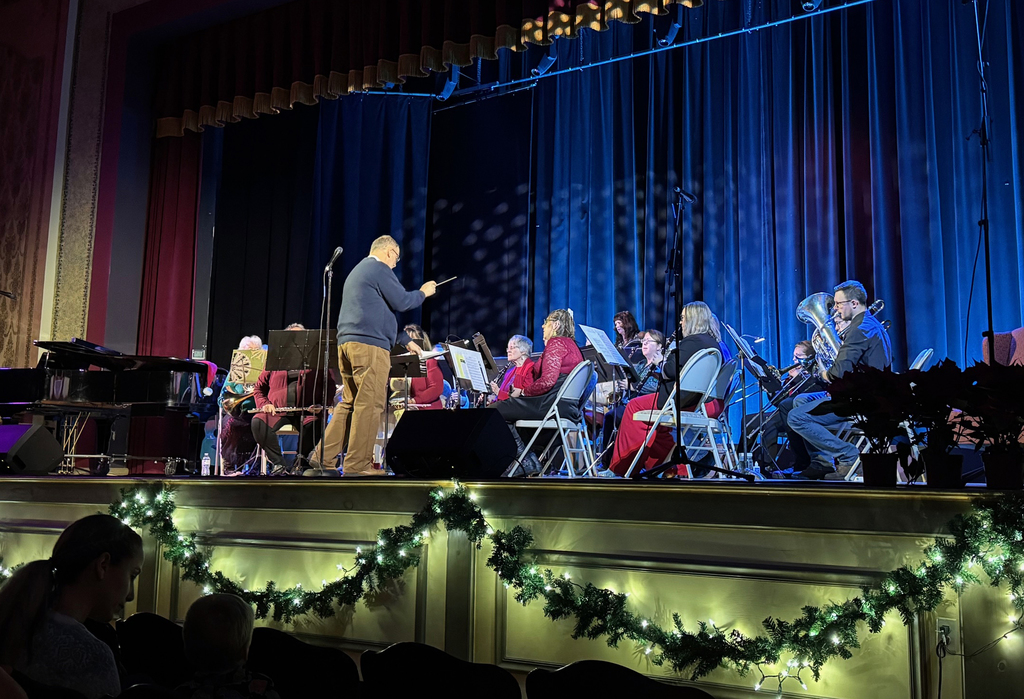 Scenes from the Hometown Christmas show.