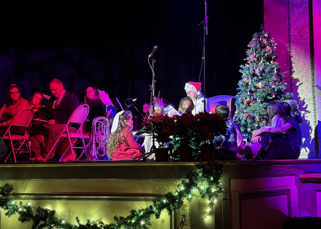 Scenes from the Hometown Christmas show.