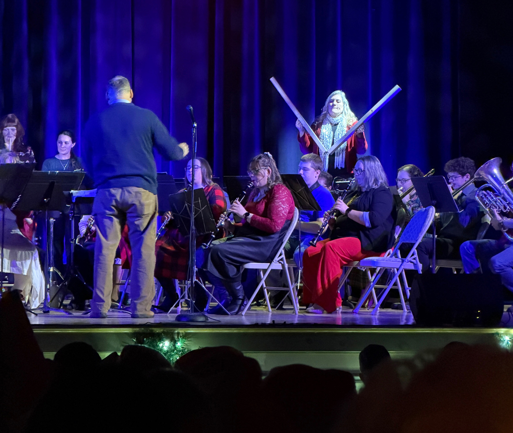 Scenes from the Hometown Christmas show. 