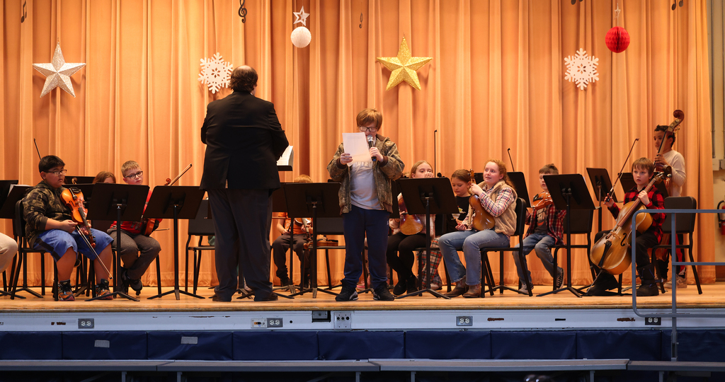 Students performing in front of peers