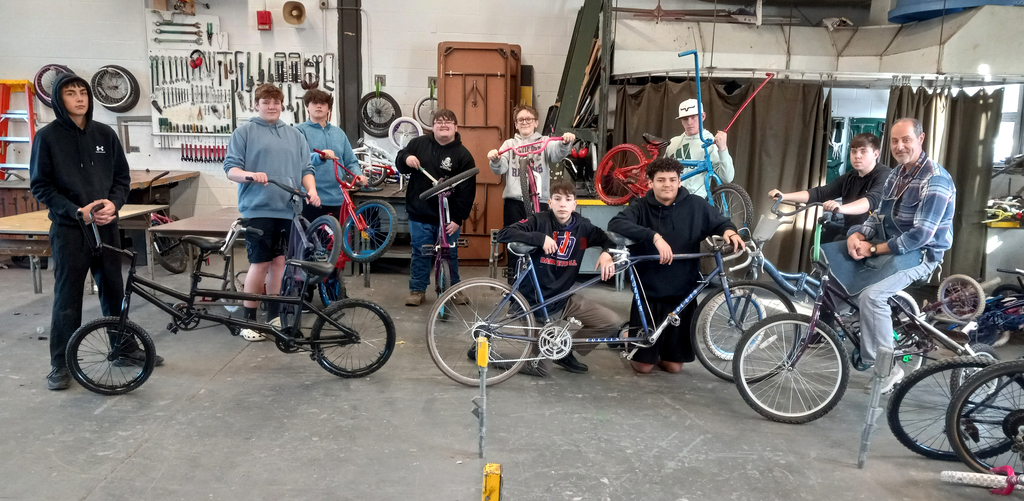 Class with bike project