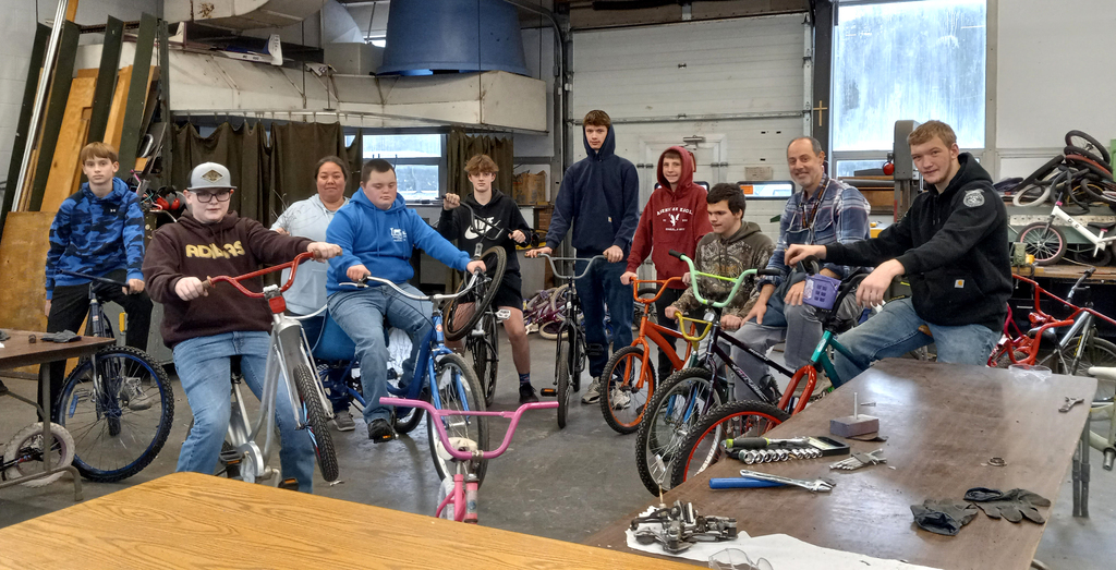 Class with bike project