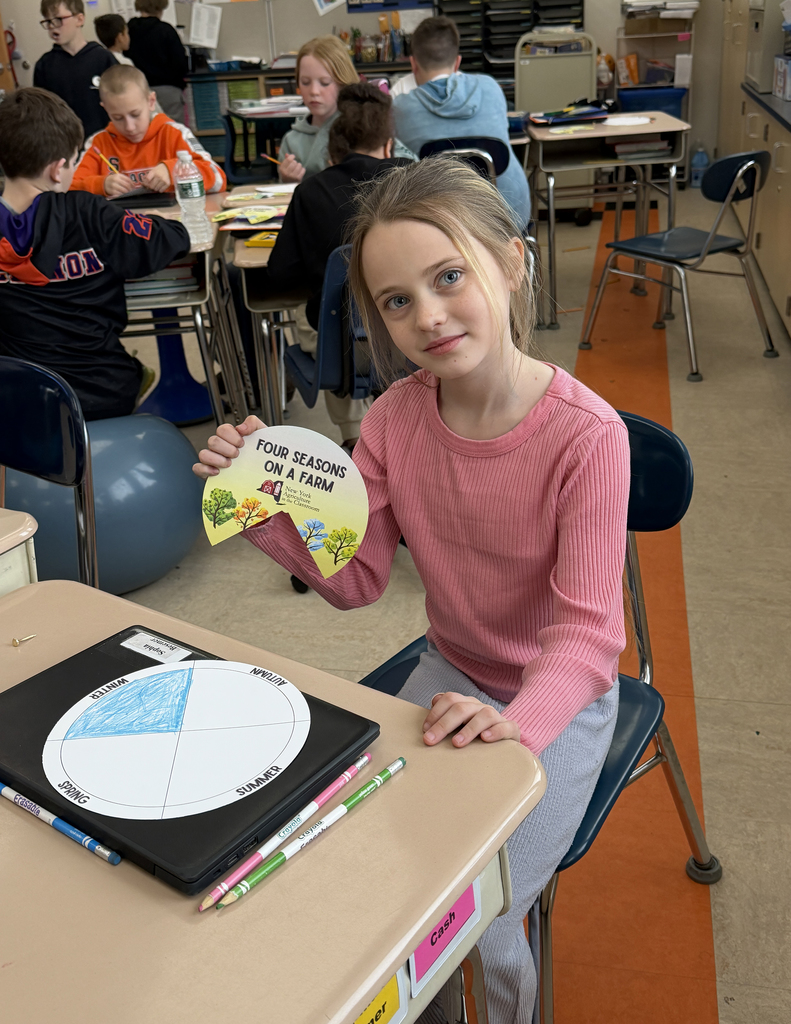 Elementary students during ag literacy week