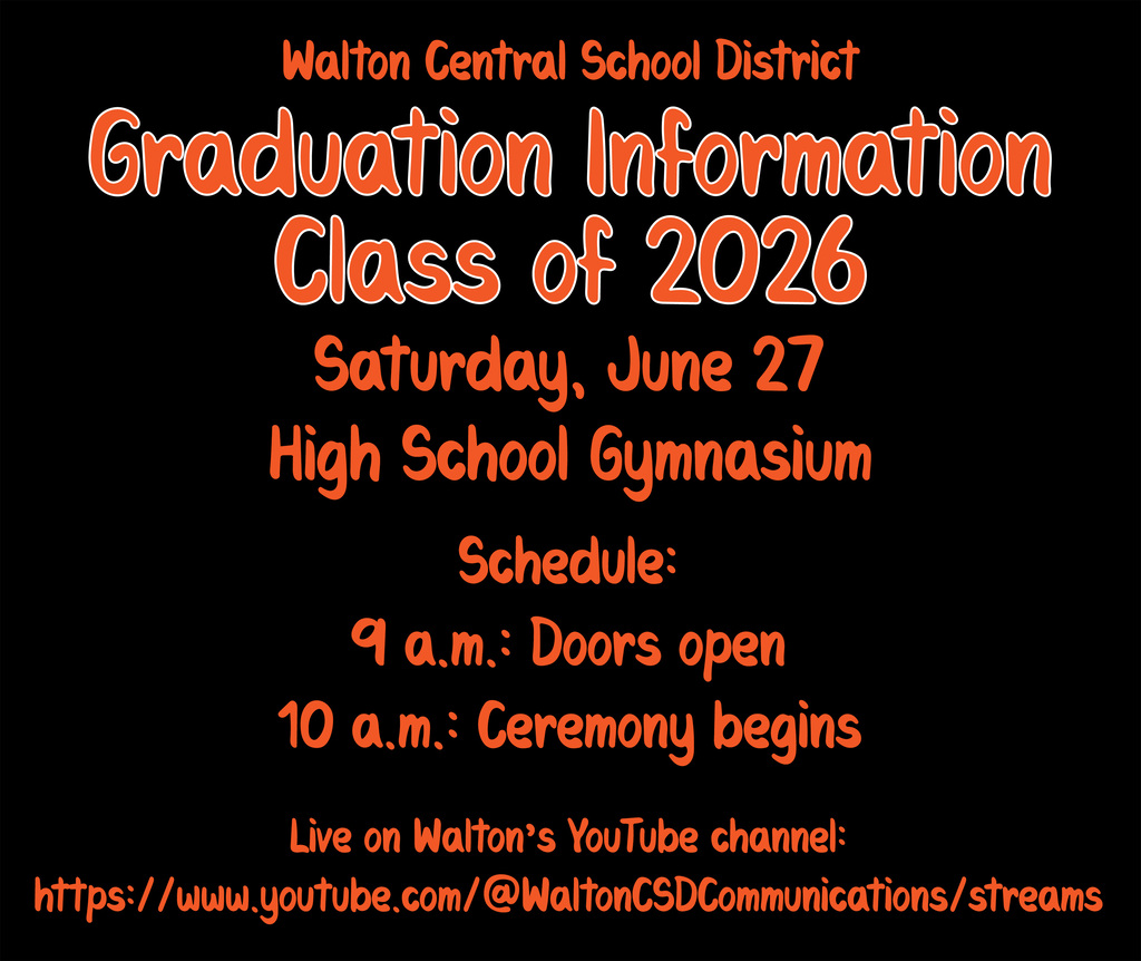 Graduation information graphic