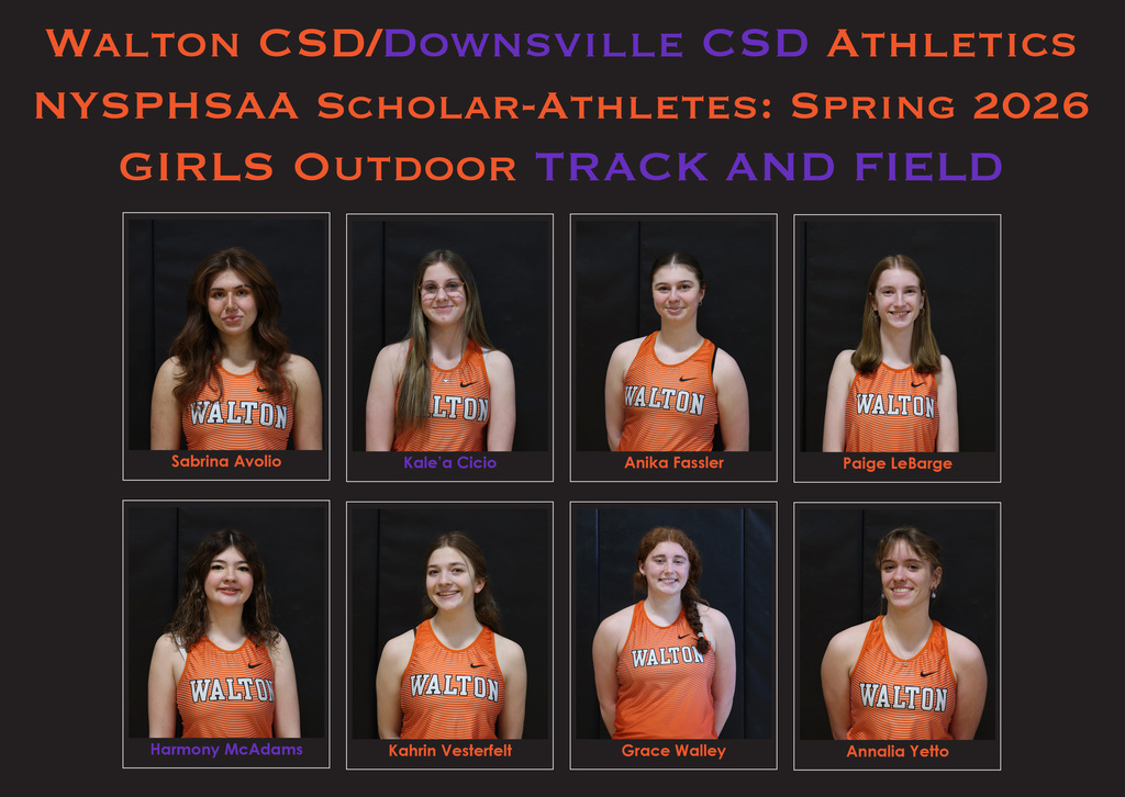 Girls track scholar-athletes