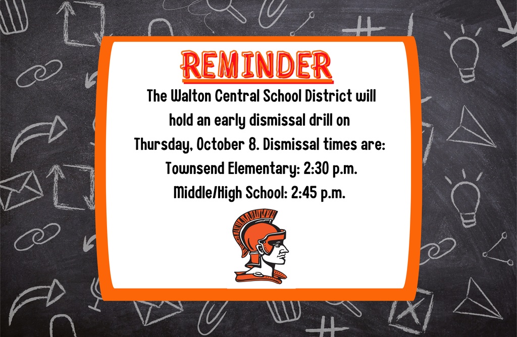Early release reminder graphic