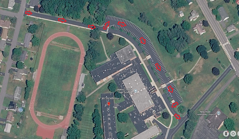 Map with changes