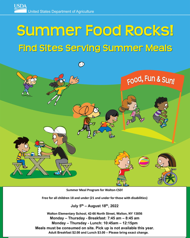 Summer meals information Summer meals information
