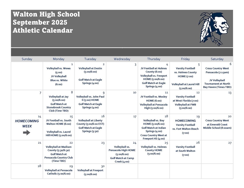 September Athletics