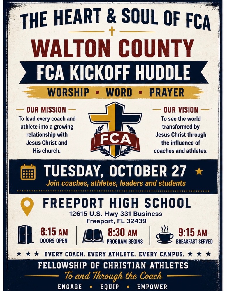 FCA Kickoff Huddle - Oct. 2026