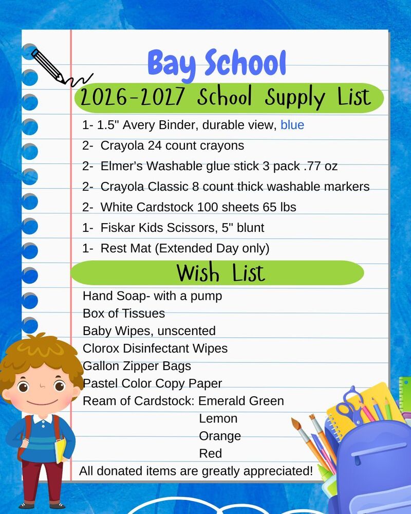 Supply List 2026-27