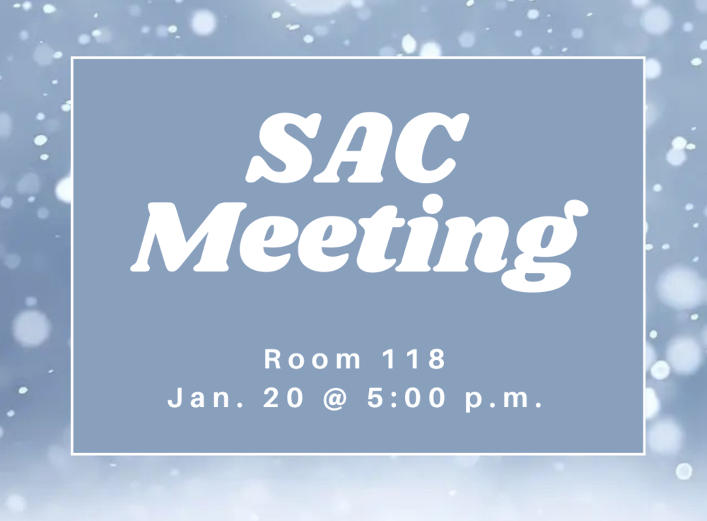SAC Meeting - 1-20-26