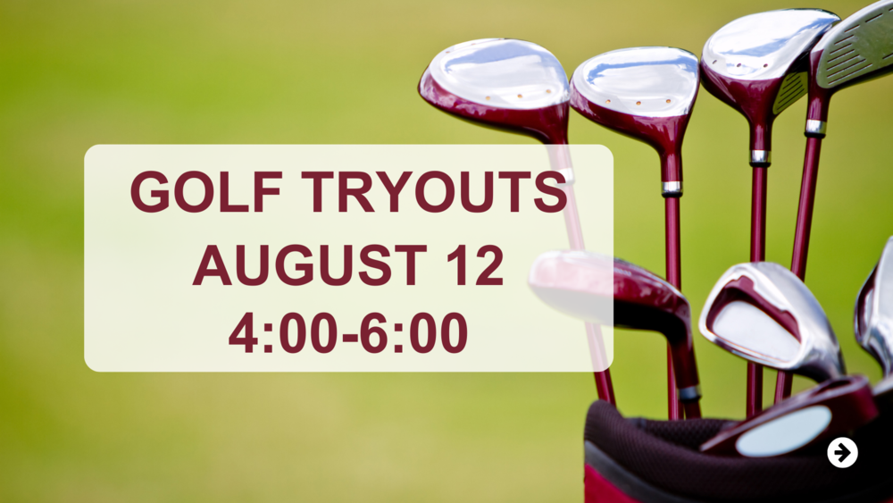 Golf Tryouts