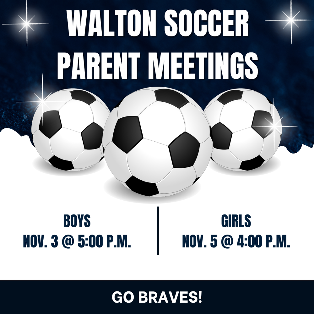 Soccer Parent Meetings - Nov. 2025