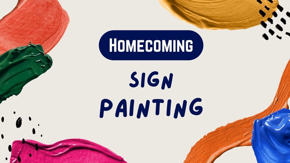 Senior Sign Painting - Sept. 2026