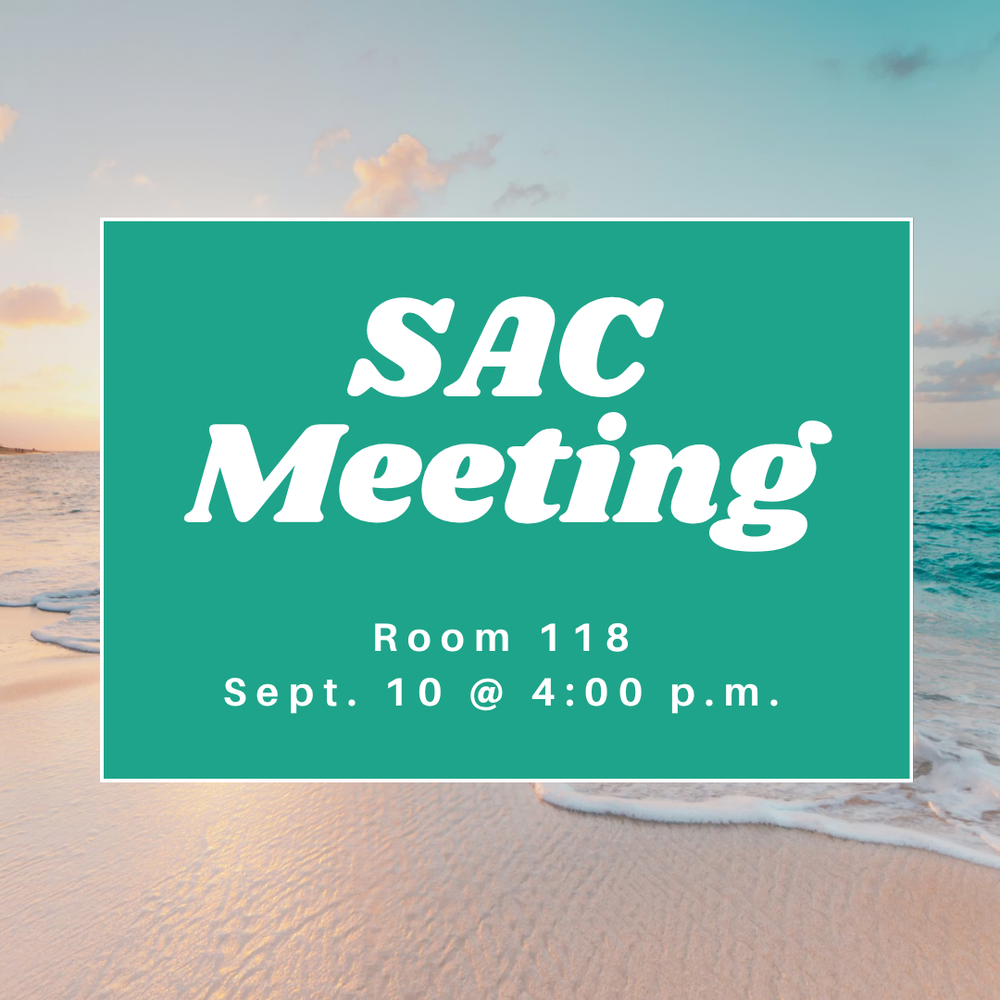 SAC Meeting - Sept. 10, 2026