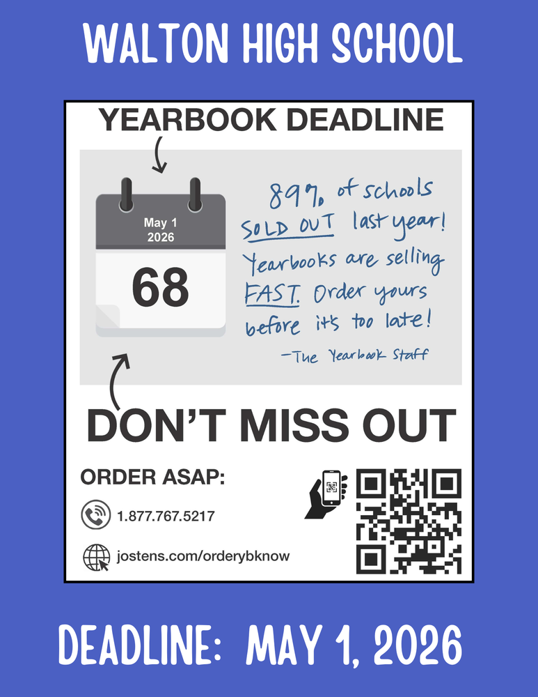 Yearbook Deadline - March 2026