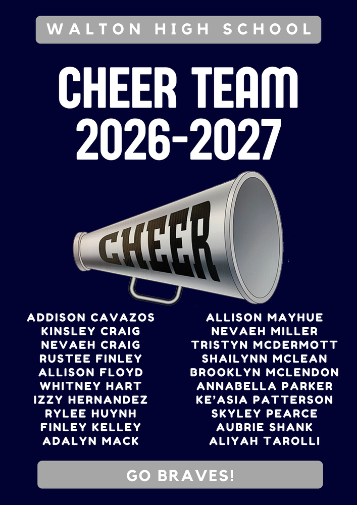 2026-2027 Cheerleaders