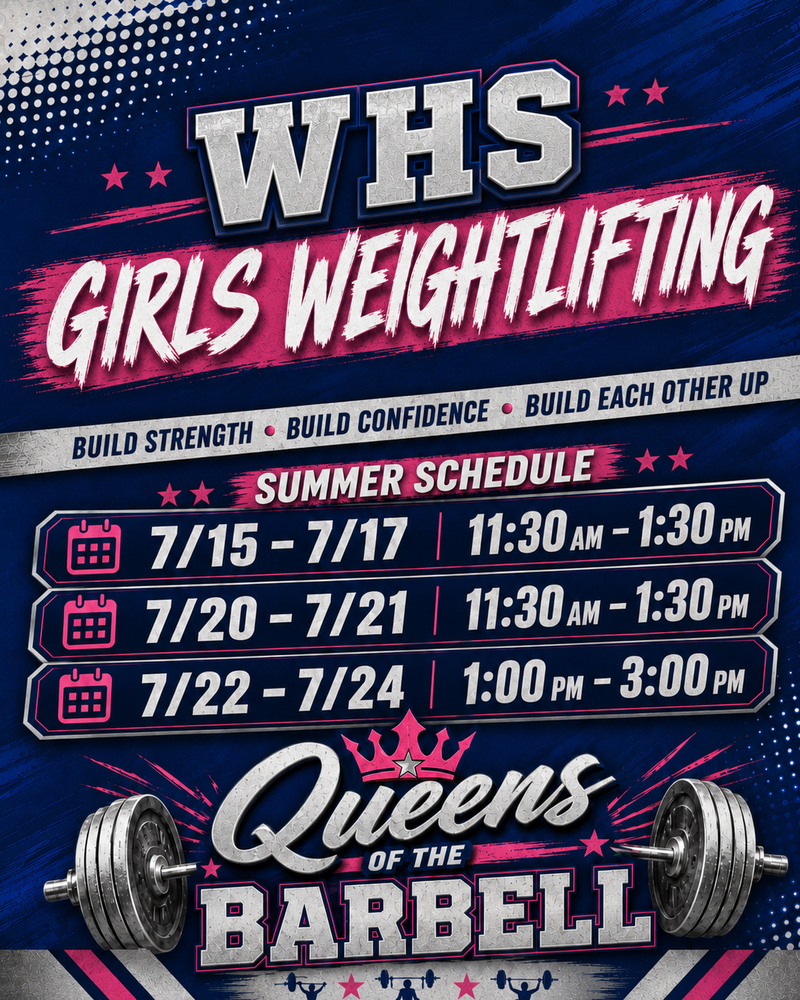 Girls Weightlifting - Summer 2026