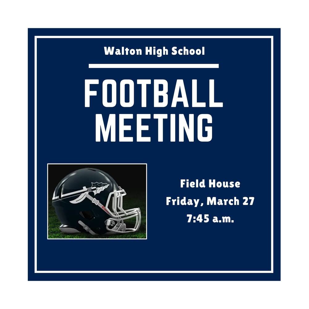 Football Meeting - 3/27/26