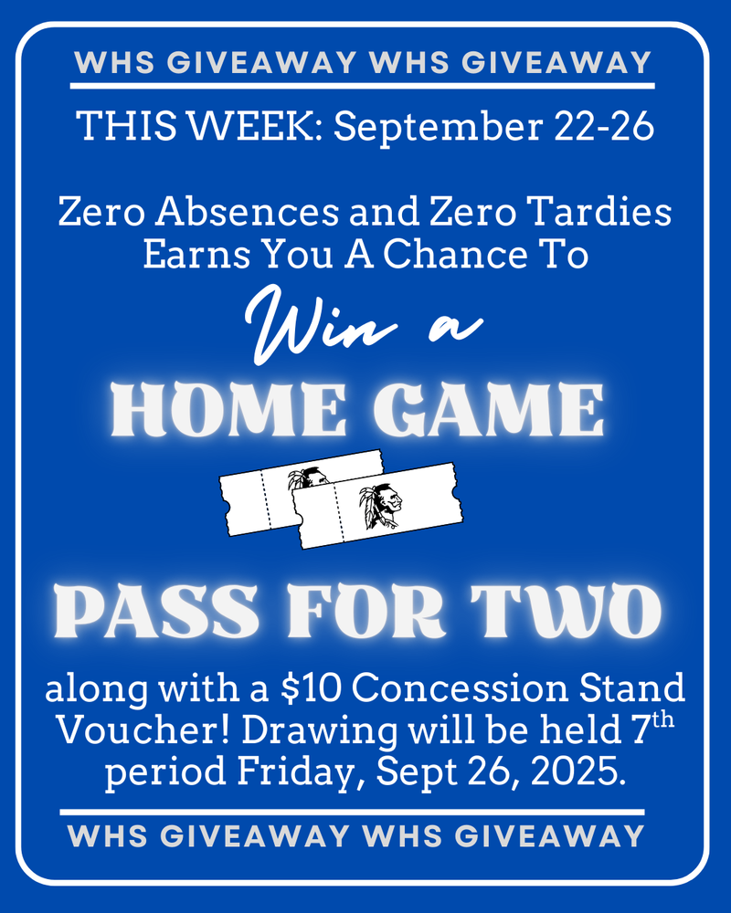 Attendance Giveaway