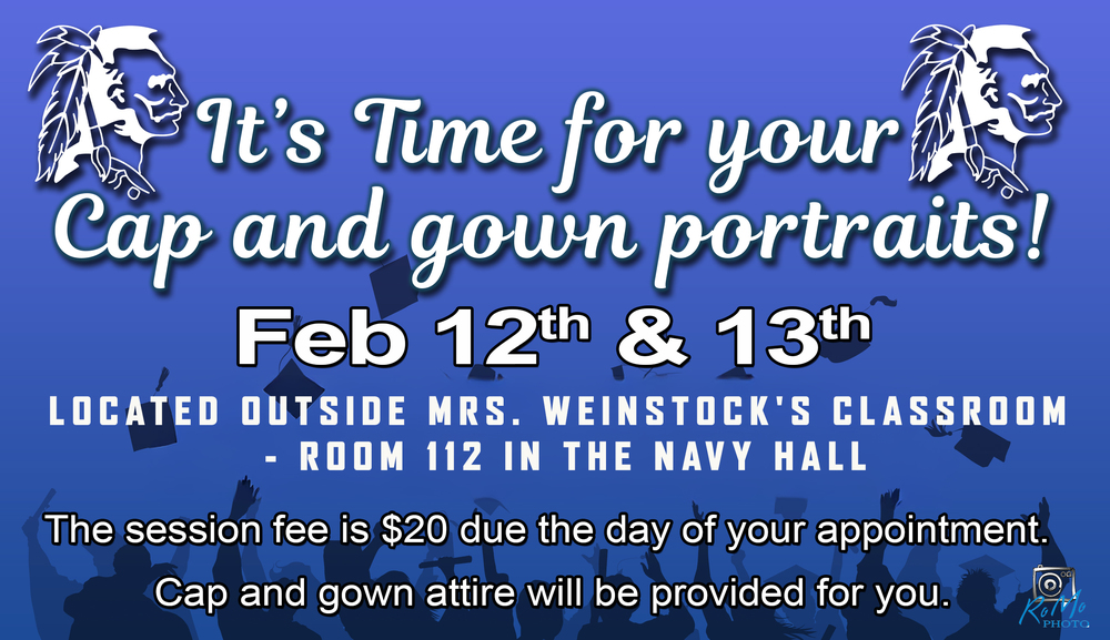 Cap & Gown Photos - Feb. 2026