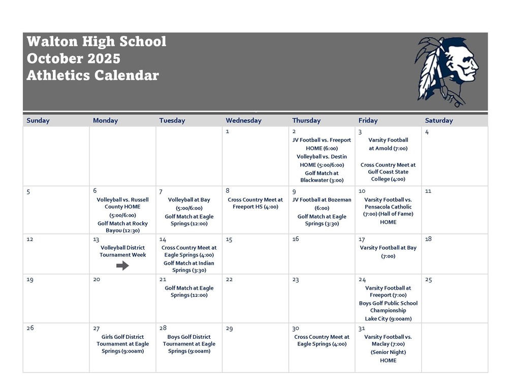 October Athletics