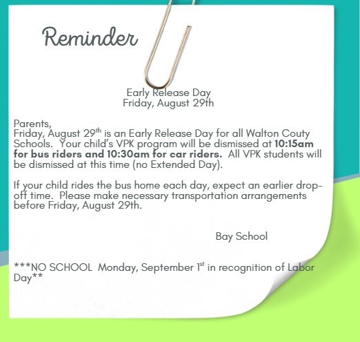 Early Dismissal