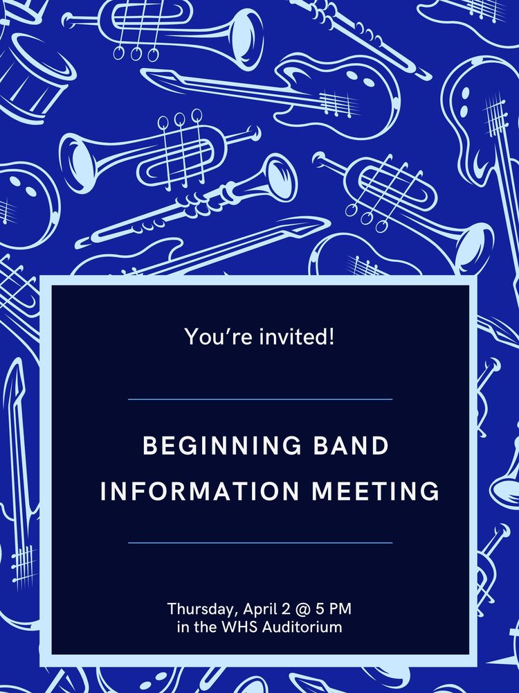 Beginning Band Meeting - 4/2/26