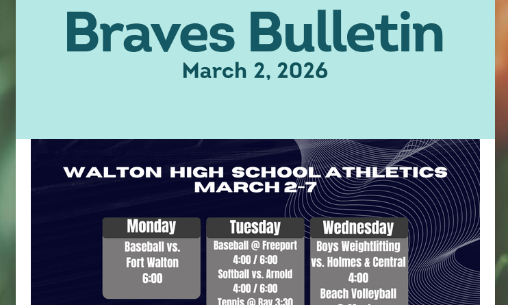 Braves Bulletin - March 2, 2026