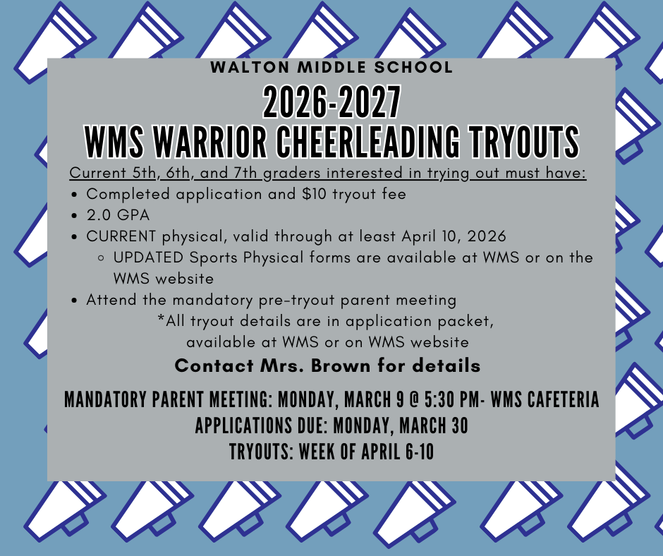 Cheer Tryout Info