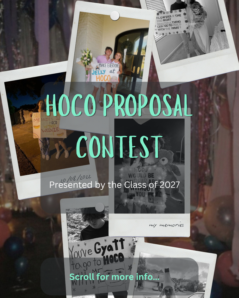 Homecoming Proposal Contest - Sept. 2026