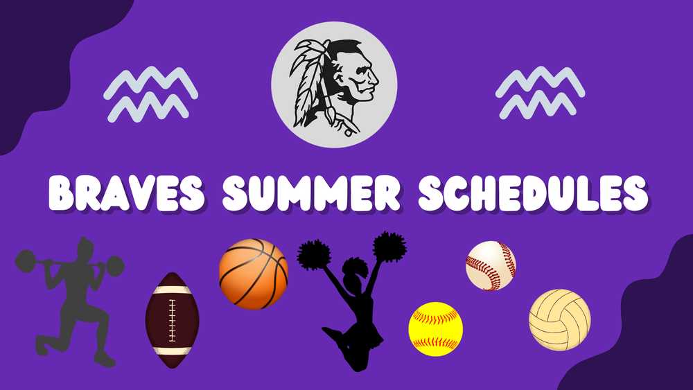 Braves Summer Sports Schedules 2026
