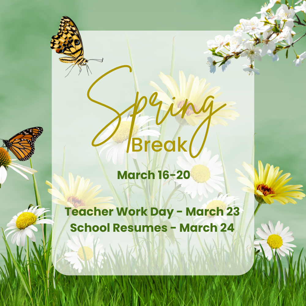 Spring Break - March 2026